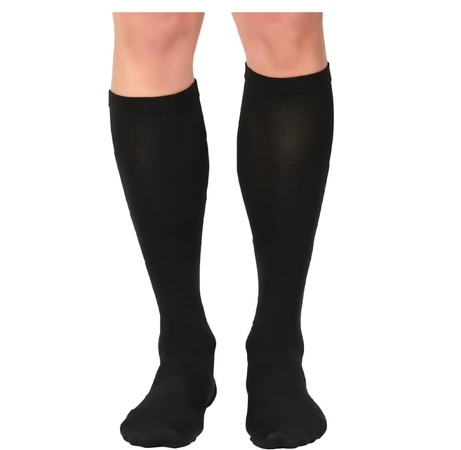 足健美襪品 彈力萊卡舒壓膝下襪