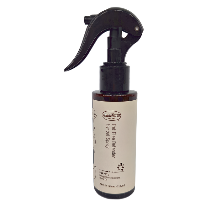 Baan 貝恩 寵物草本防蚤噴霧, 米色, 100ml, 1瓶