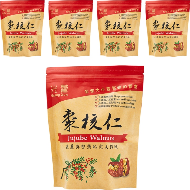 光薰牌 棗核仁, 5包, 150g