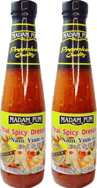 MADAM PUM 仙女牌 泰式萬用涼拌醬, 330g, 2瓶
