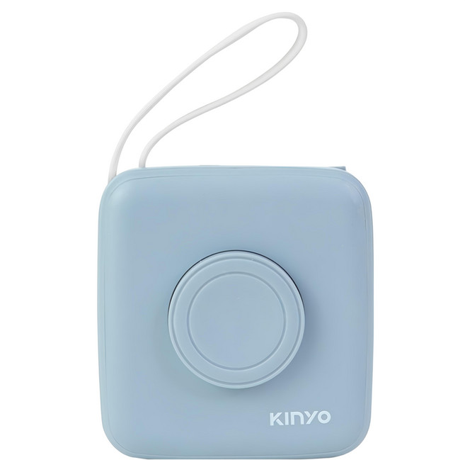 Kinyo 8in1小方糖大容量雙線行動充, KPB-2651BU, 藍色