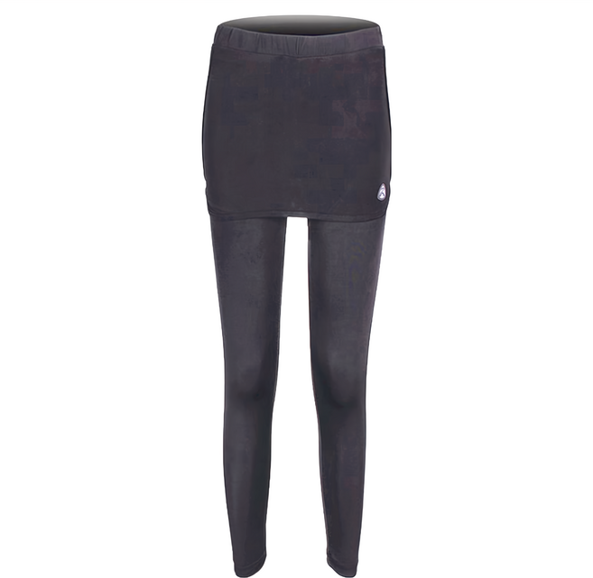 Superax SW-170 假兩件運動彈性緊身九分褲