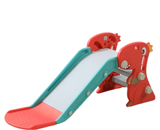 恐龍二合一溜滑梯 DW-37, 紅色, 1個