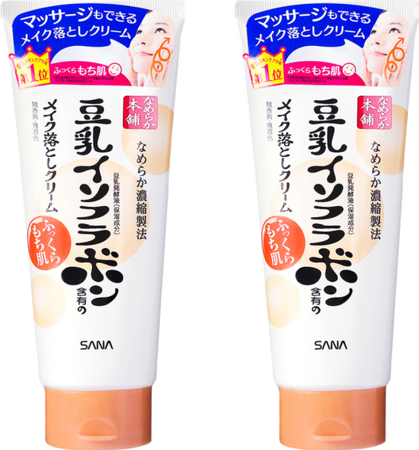 SANA 莎娜 豆乳美肌 保濕卸妝霜, 180g, 2條