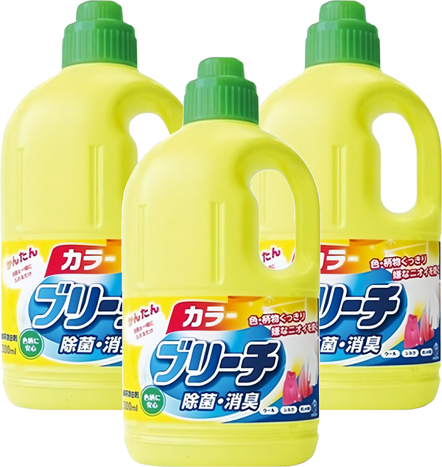 第一石鹼 Laundry Club 漂白劑 有色衣物專用, 2L, 3瓶