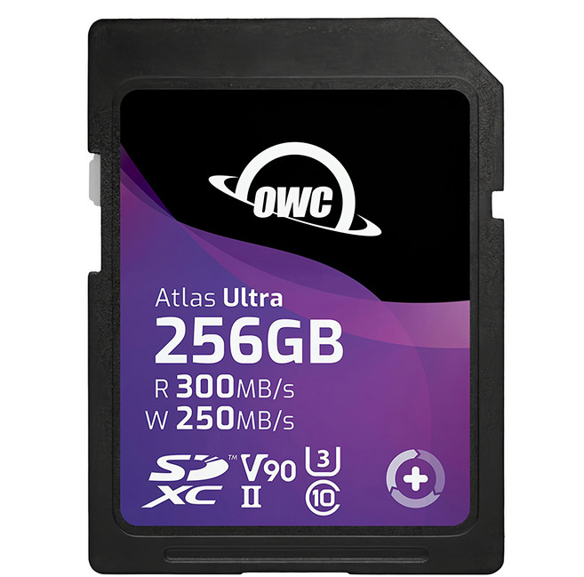 OWC Atlas Ultra SD 記憶卡 SDXC UHS-II V90 OWCSDV90U0256, 256GB, 1個