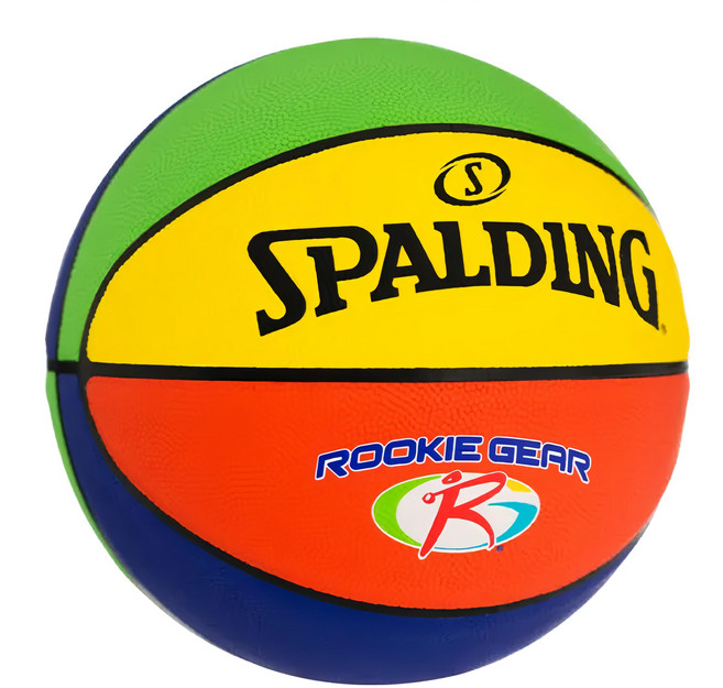 SPALDING 斯伯丁 新人系列 室外橡膠籃球, SPA84395, 1個