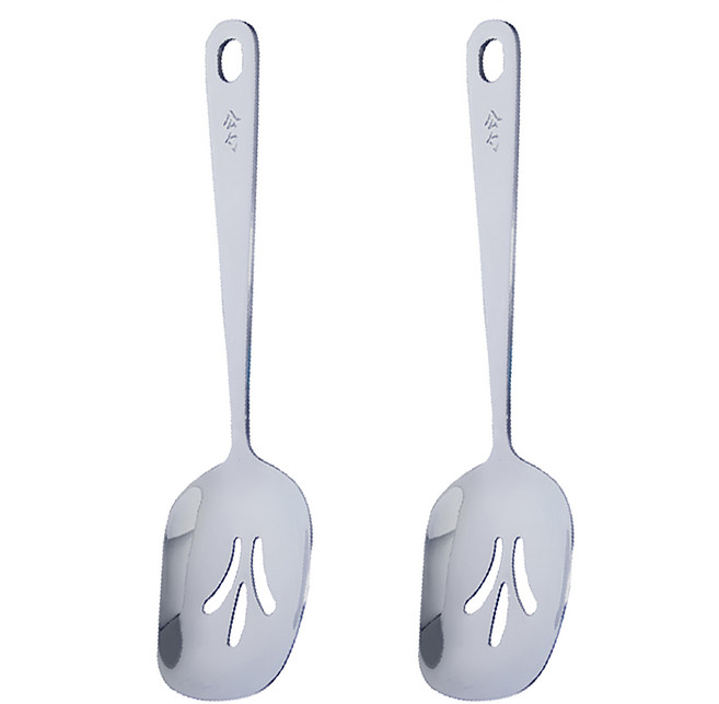 Axis 艾克思 不鏽鋼分菜網匙, 銀色, 2支