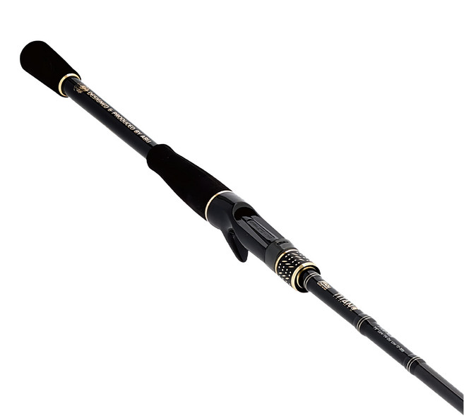 Abu Garcia TITAN III 泰坦3 淡水 路亞竿 釣竿 TITAN3 CAST 672M K(22) TTCIII-672M, 黑色