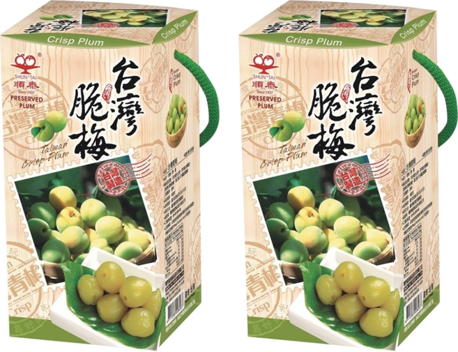 順泰 台灣脆梅, 400g, 2盒