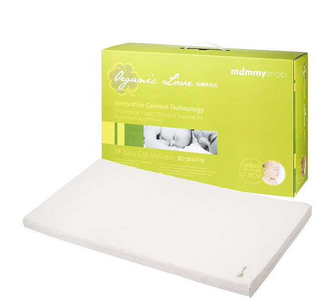 mammyshop 媽咪小站 VE 嬰兒護脊床墊, 白色, 1個