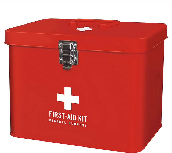 PALMART 醫療急救箱 RD160014 紅色, 1個
