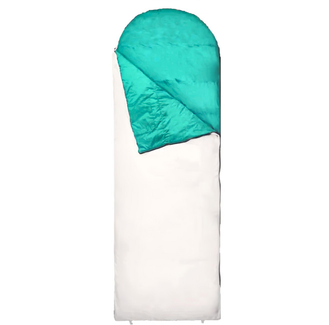 Chinook 二代進化版 掌中寶信封戴帽睡袋 適合秋冬季節 重量小於1公斤 可壓縮 透氣快乾, 米白色, 1個