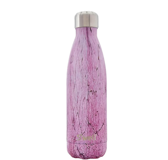 S'well 美國運動時尚不鏽鋼保冷保溫瓶 17oz, 1個, 500ml, 紫木紋色