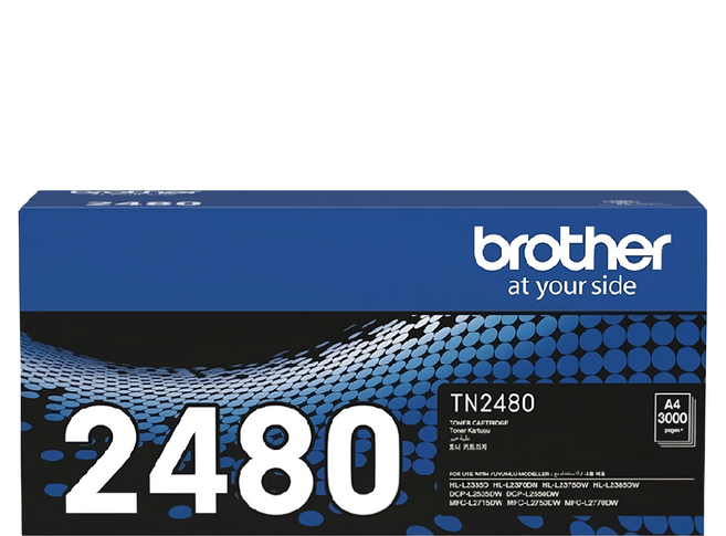 brother 兄弟牌 原廠高容量碳粉匣, TN-2480, 1個