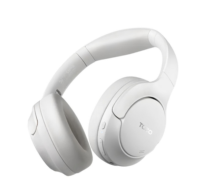 TOZO AI輔助藍牙耳罩式耳機 H10 Hi-Res 晨㬢白 主動降噪 舒適