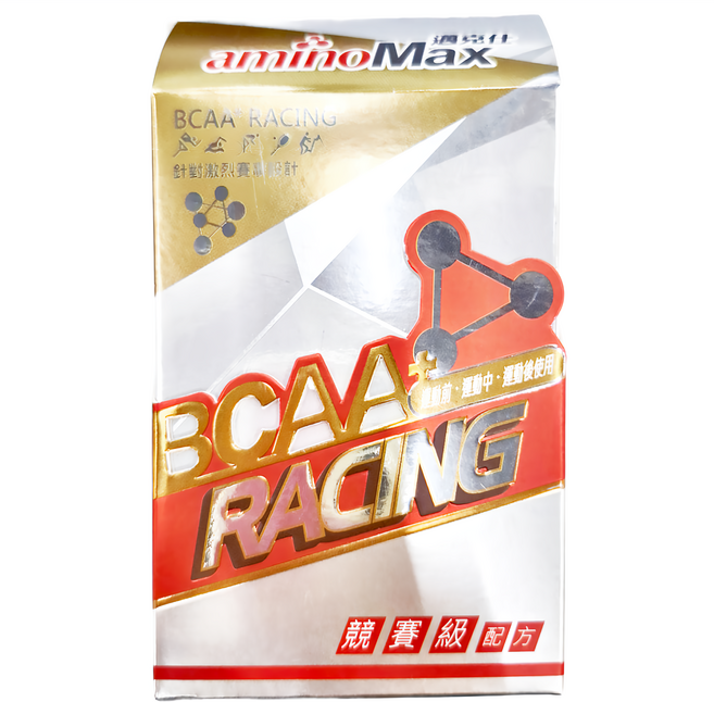 aminoMax 邁克仕 BCAA+RACING 競賽級配方 胺基酸膠囊, 20顆, 850mg, 1盒