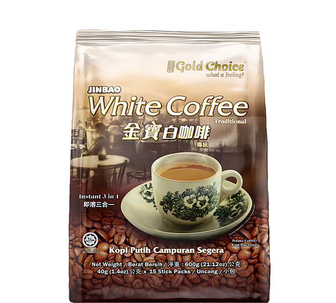 Gold Choice 金寶 白咖啡, 40g, 15入, 1個