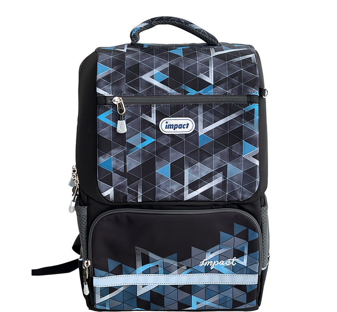 impact 怡寶 成長型書包 IM00369BK 100% 聚酯纖維