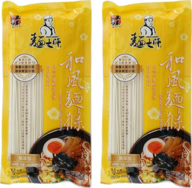 五木 和風麵條 日本風味 不含防腐劑不漂白 安心食用, 300g, 2包