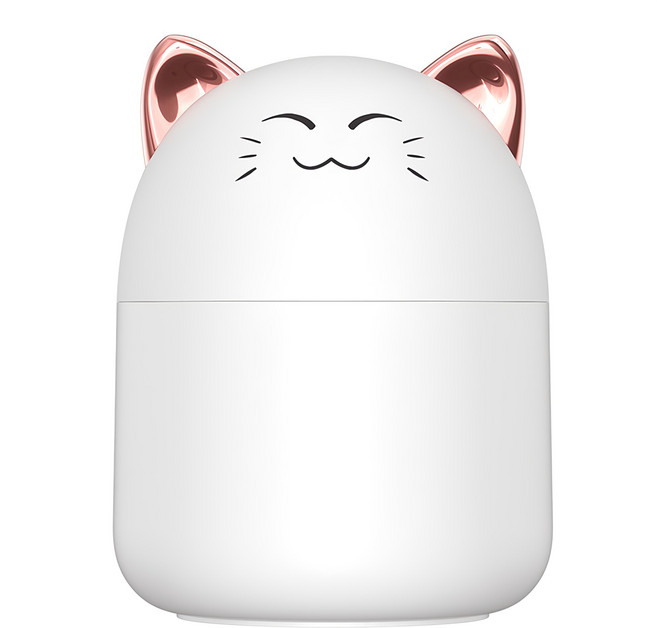 萌寵加濕器 香氛機, YMJ-M8, 白貓