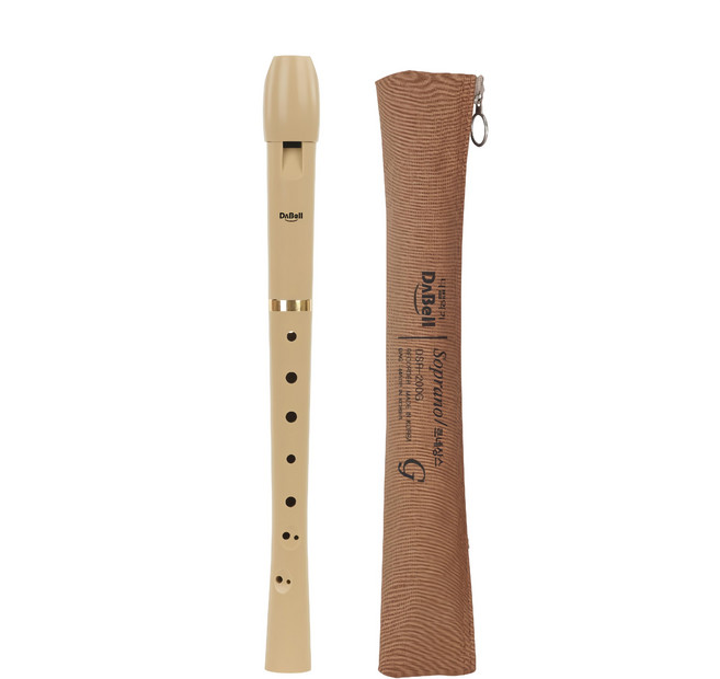 DABell 英式高音直笛 DSR-201B, 米色, 1個