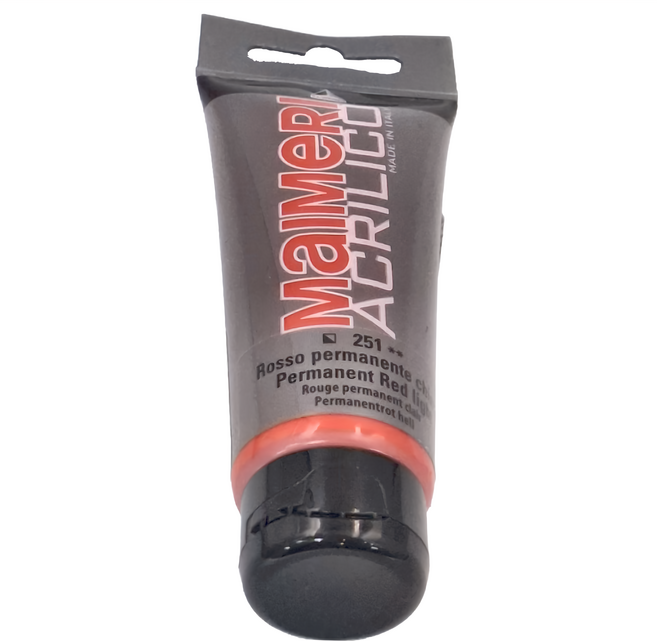 MaIMeRI 美利 壓克力顏料 MA-0916251 永固淺紅, 75ml, 1色