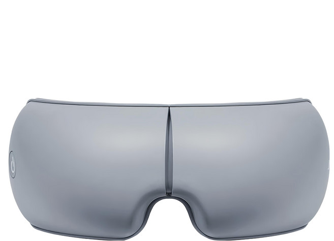 JHT 睛艷智能眼部按摩器 穴位按摩/智能氣壓/溫感熱敷/可收摺/內建音樂, K-1516, 沉靜灰