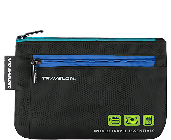 TRAVELON 防盜證件包(黑) 卡片夾 識別證夾 名片夾 RFID 旅行收納