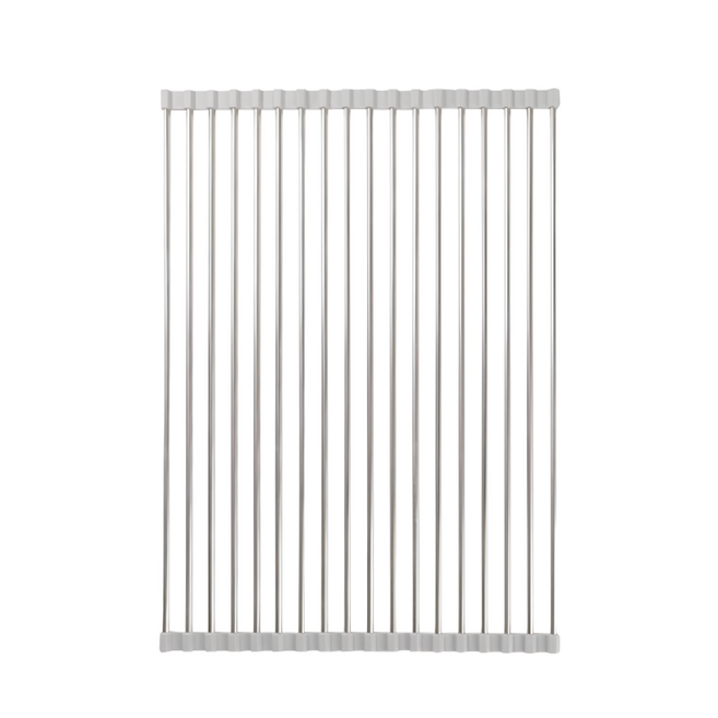 FAmILyLIFE 生活 304不鏽鋼蔬果碗盤瀝水架 A-139, 灰色, 1個