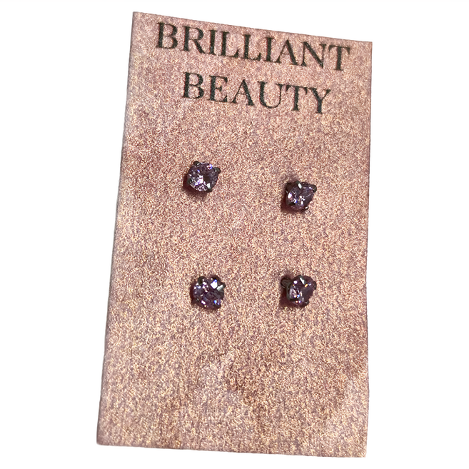 Brilliant Beauty 耀眼美人 閃耀鋯石鑽養耳棒 鈦鋼 50g 2對