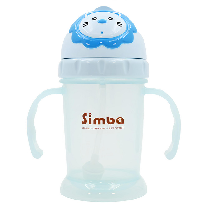 Simba 小獅王辛巴 滑蓋樂活杯, 香草 藍色, 240ml, 1個