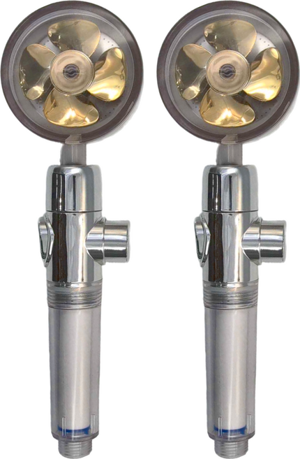 FANCY LIFE 螺旋增壓蓮蓬頭 附濾心, 2支