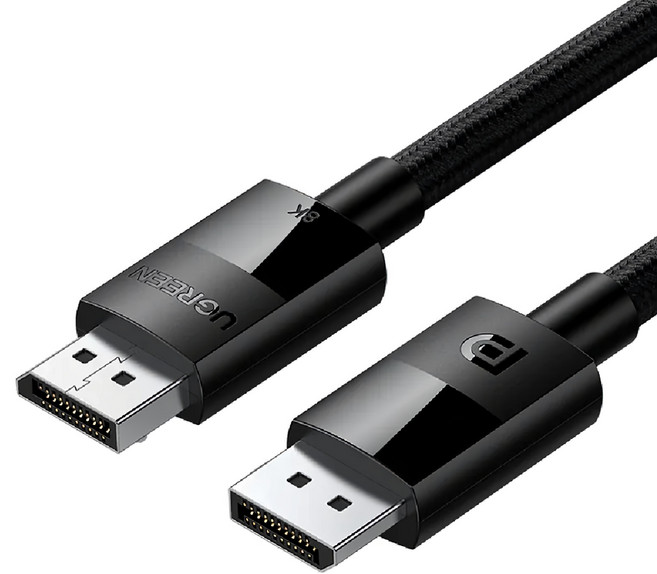 UGREEN 綠聯 DP傳輸線 Display Port 1.4版 純銅編織款, 3m, 1條