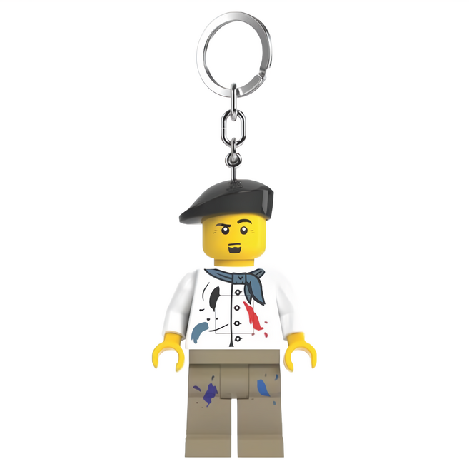 LEGO 樂高 藝術家鑰匙圈燈 4.4 x 2.2 x 7.5cm 6歲以上 27g, 藝術家, 1個