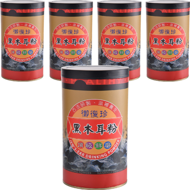 御復珍 黑木耳粉, 300g, 5罐