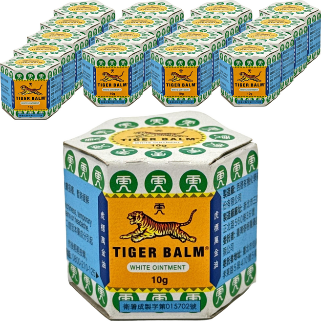 TIGER BALM 虎標 萬金油 白 10g, 18罐