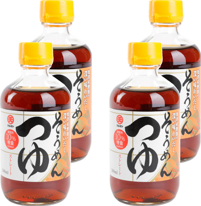 日本丸天醬油 冷麵用麵味露, 300ml, 4瓶