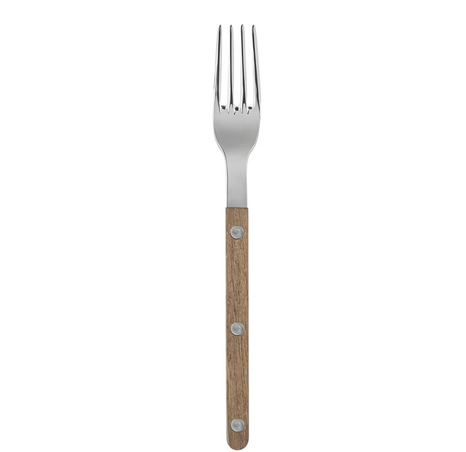SABRE PARIS BISTROT 復古酒館鈕扣亮面系列 沙拉叉 19cm, 柚木, 1支