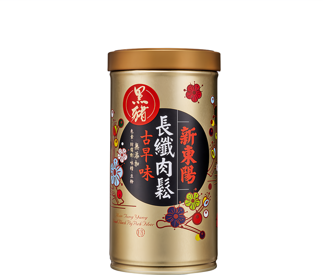 新東陽 長纖黑豬純肉鬆, 160g, 1罐