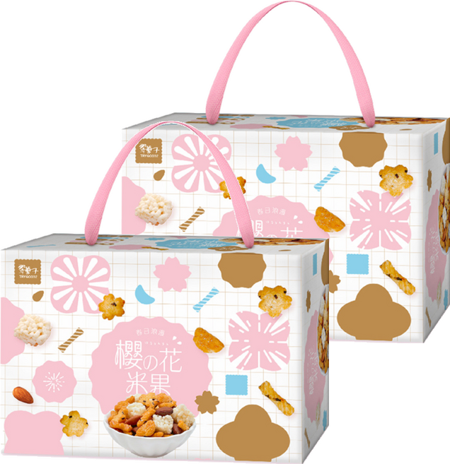TRYGOODZ 翠菓子 櫻の花米果禮盒, 綜合米果, 2盒