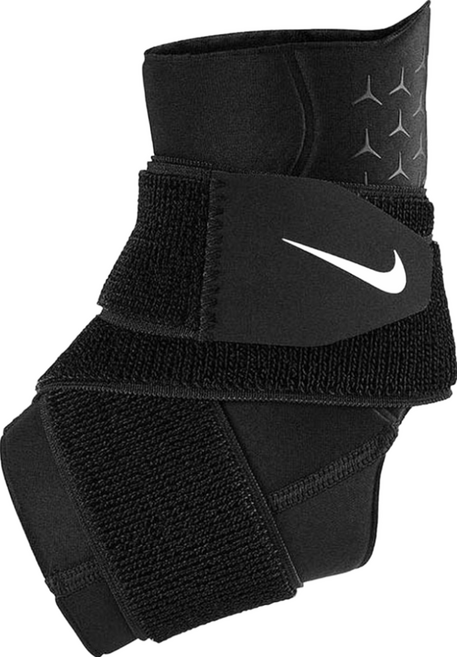NIKE 耐吉 PRO 調節式護踝, 黑色, 1個