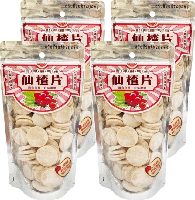 Chiao-E 巧益 仙楂片, 250g, 4包