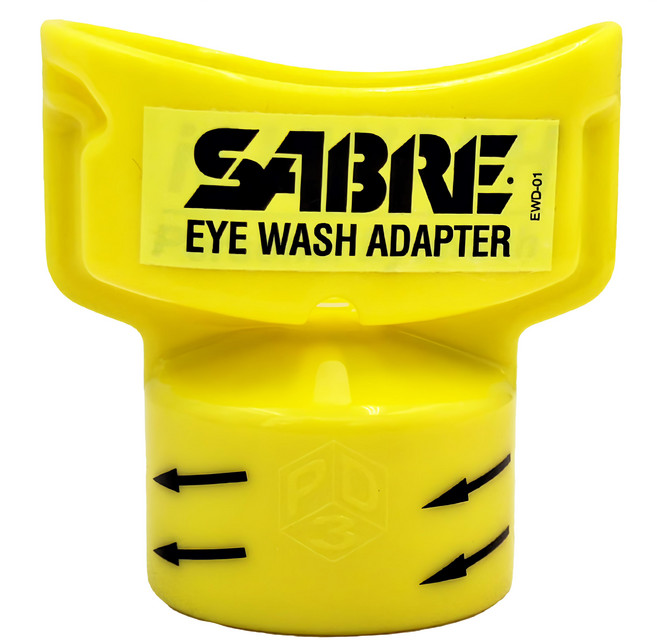 SABRE 沙豹 眼部專用清洗器 擠壓式清洗 萬用型安裝, Yellow, 1個