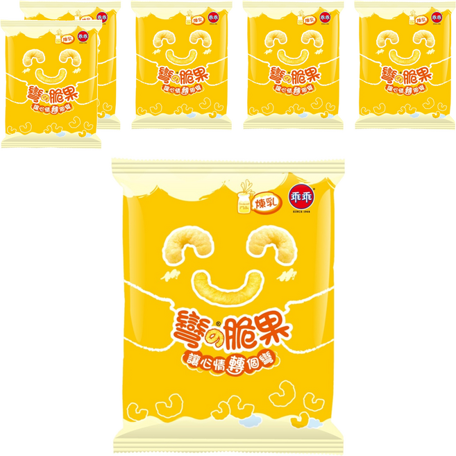 乖乖 玉米脆果煉乳, 40g, 6包