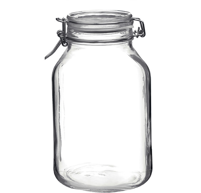 Bormioli Rocco 密封罐 透明, 3.1L, 1個