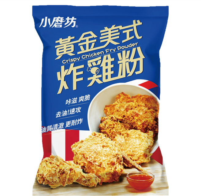 小磨坊 黃金美式炸雞粉, 1kg, 1包