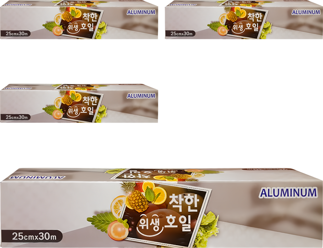 Chakhansikjaeryo 鋁箔紙, 30m, 4盒