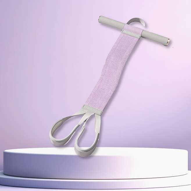 MICAHEL FITNESS 麥克健身 針織腳蹬拉力器, 薄霧紫, 1個