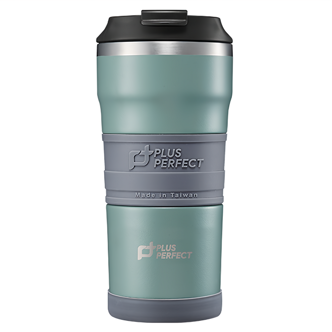 PLUS PERFECT 理想 極緻316咖啡隨身杯, 1個, 莫蘭迪綠, 500cc